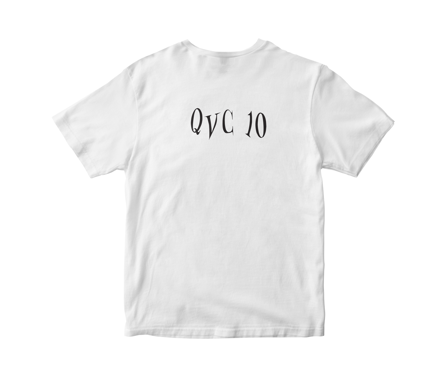 T-SHIRT "QVC10" WHITE