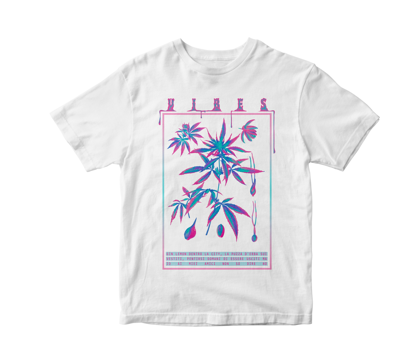 T-SHIRT "VIBES" WHITE