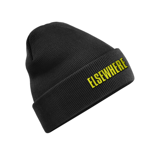 BEANIE "ELSEWHERE" BLACK
