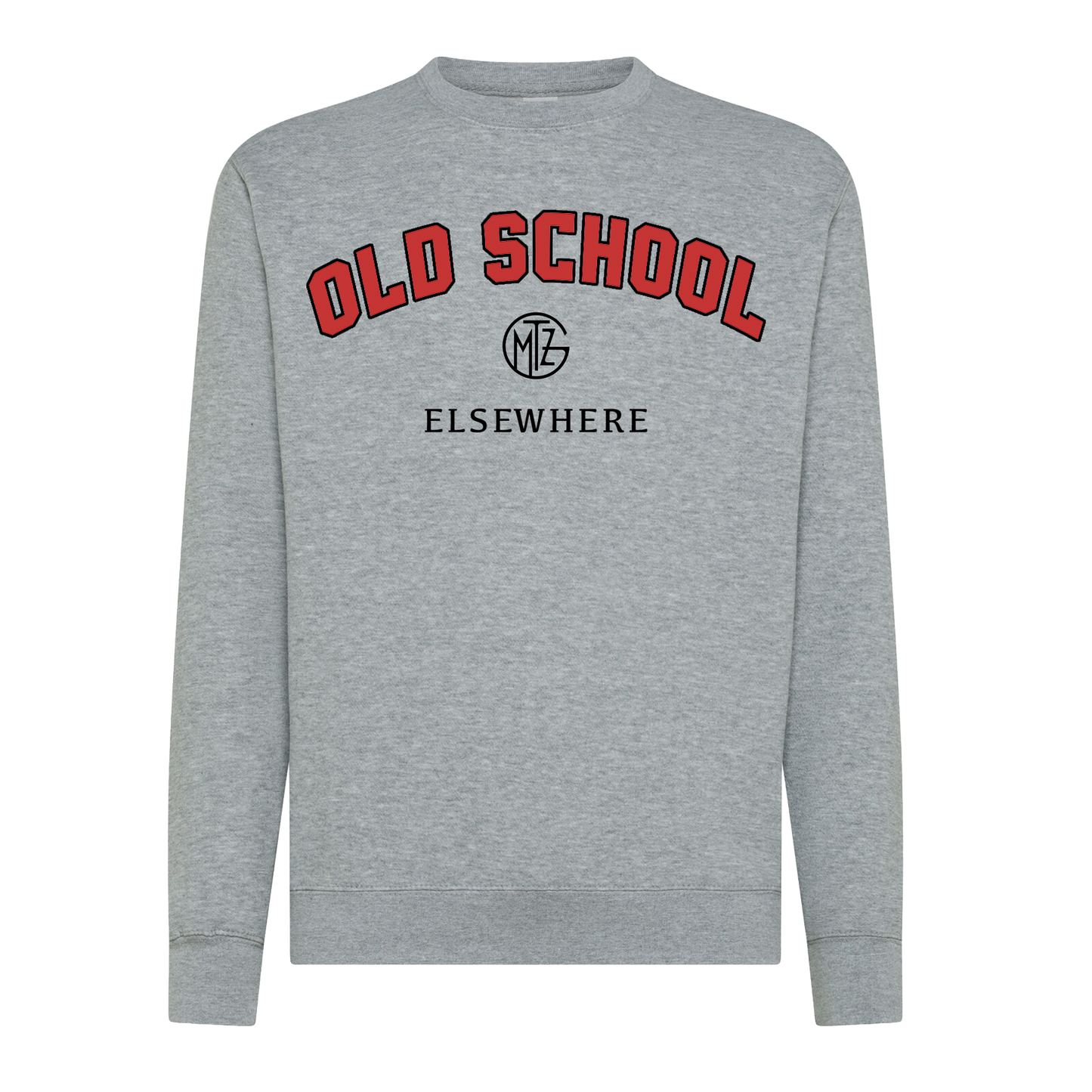 CREWNECK "OLD SCHOOL" GREY
