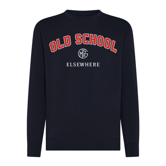 CREWNECK "OLD SCHOOL" BLUE
