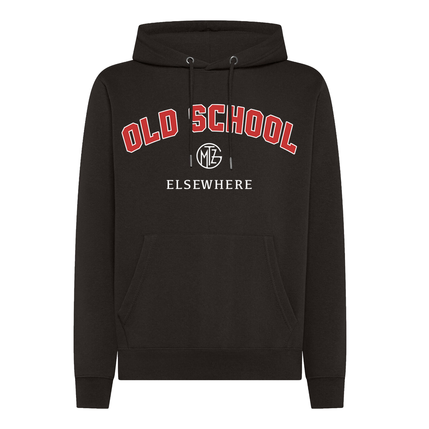 HOODIE "OLD SCHOOL" BLACK