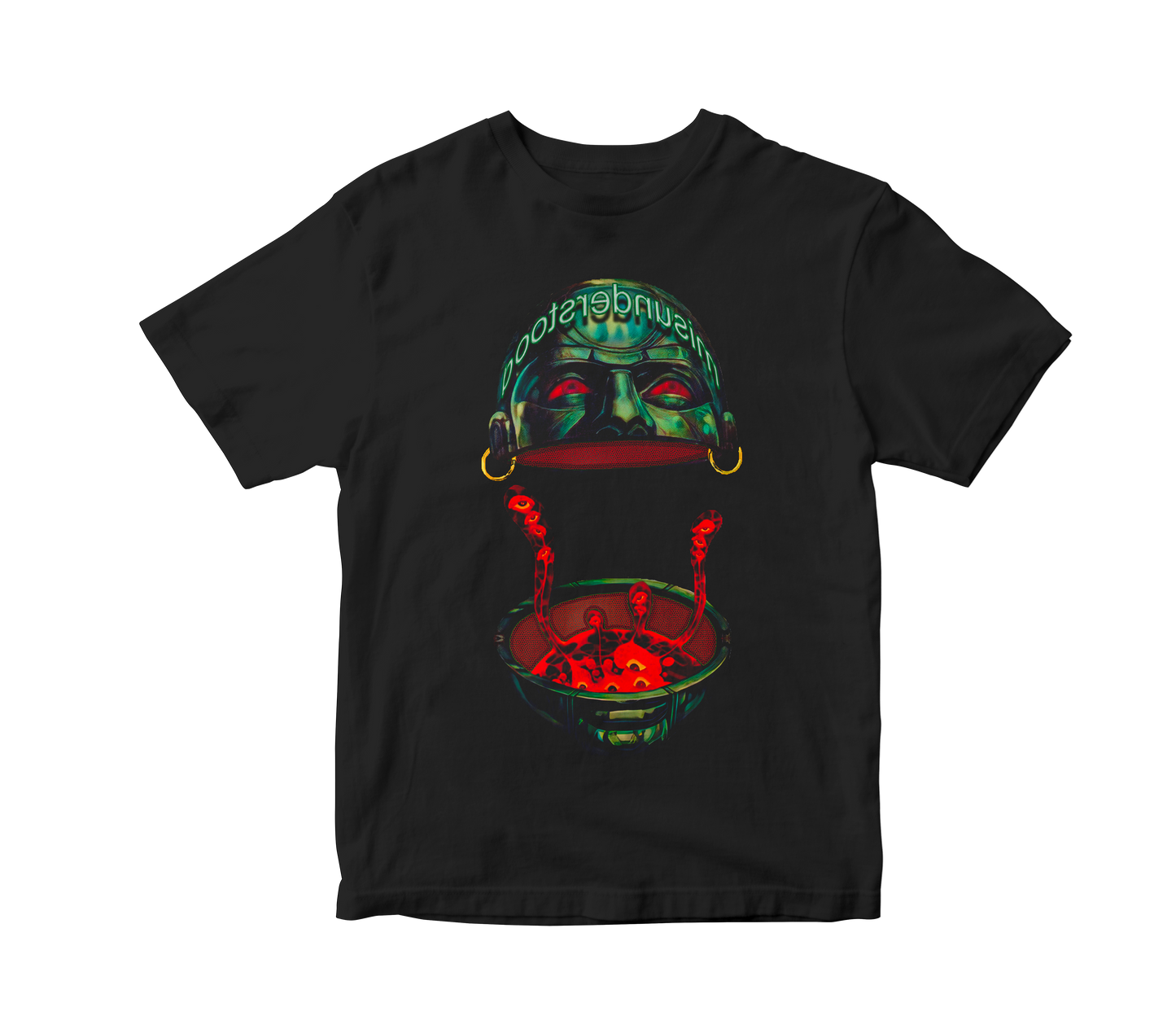 T-SHIRT "HEAD" BLACK