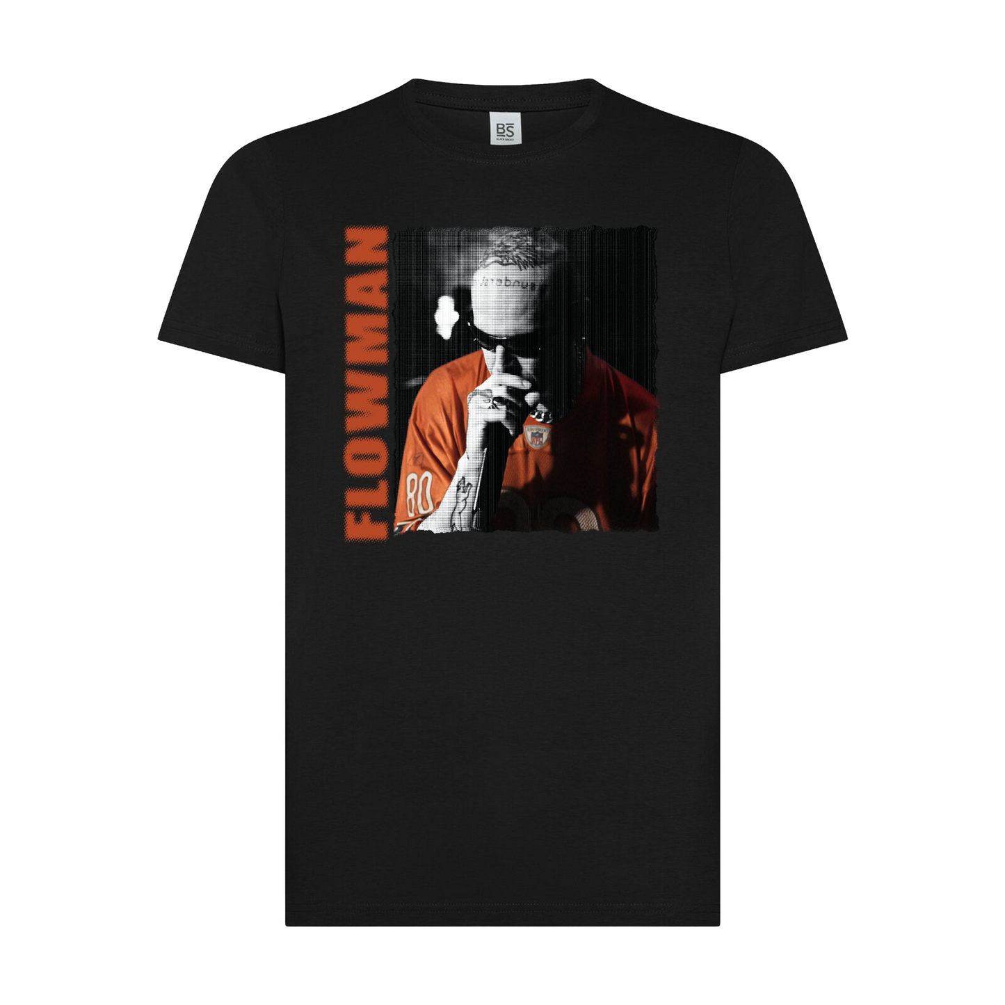 T-SHIRT "FLOWMEN" BLACK