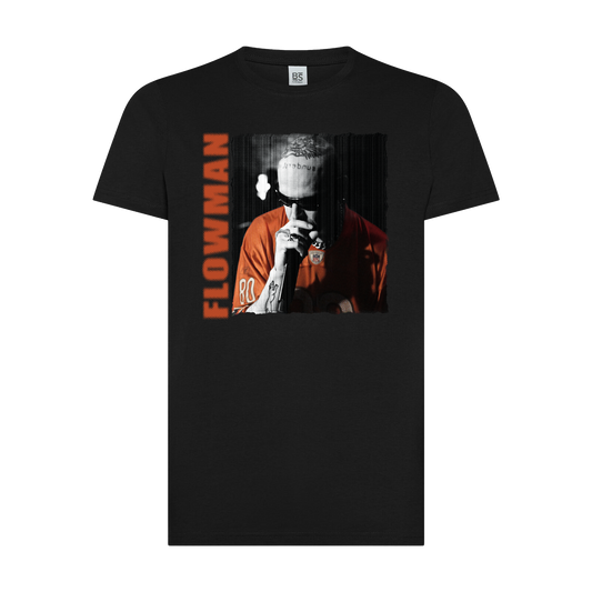 T-SHIRT "FLOWMEN" BLACK
