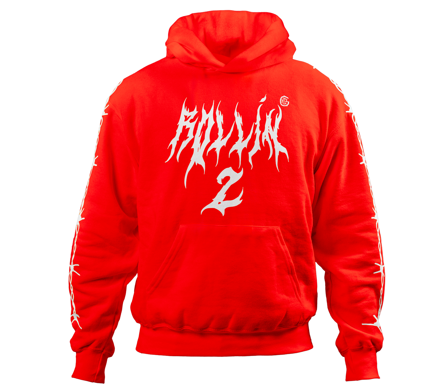 HOODIE "ROLLIN 2" RED